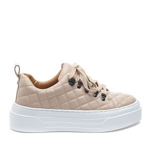 NWT J/SLIDES AIMEE Nude Leather Sneaker